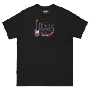 Hook Rock Neon Logo Unisex klassiek T-shirt