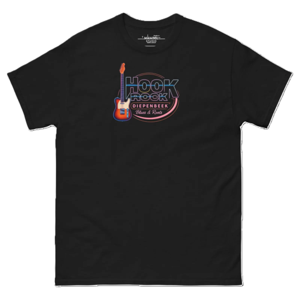Hook Rock Neon Logo Unisex klassiek T-shirt