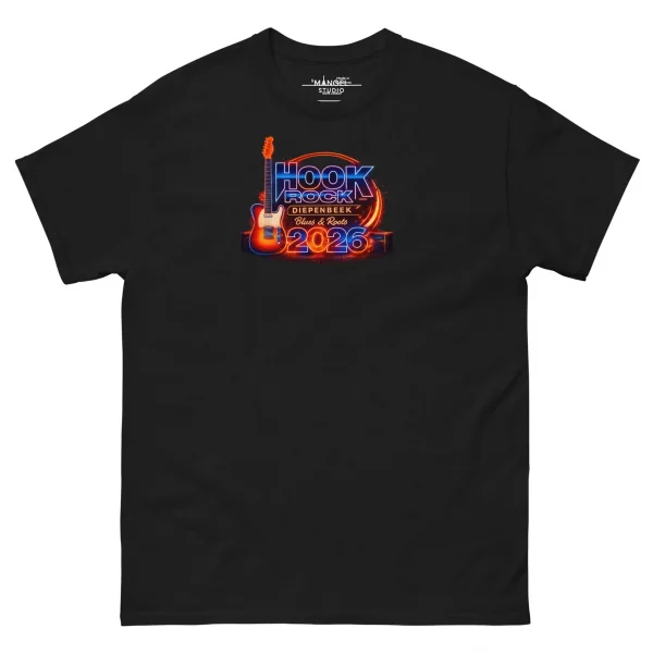 Hook Rock 2026 Unisex klassiek T-shirt